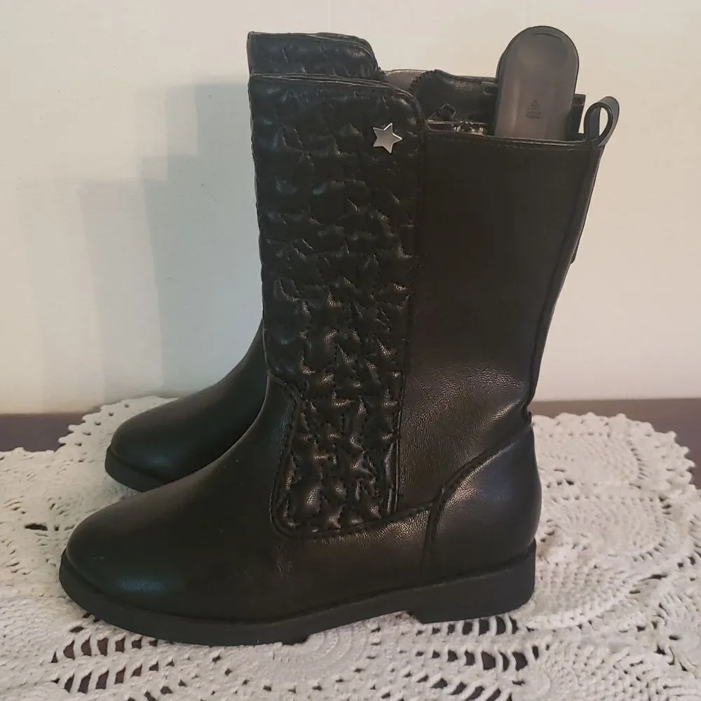 NWT Cute Wonder Nation Girls Faux Leather Cowboy Boots Sz 10